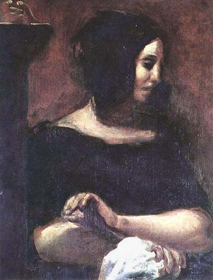 Eugene Delacroix George Sand China oil painting art